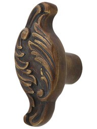 Cantata Oblong Cabinet Knob - 2 inch x 7/8 inch.